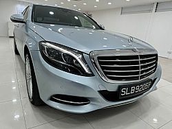 Mercedes Benz S320L R19 LED 2016 Silver Rear Entertainment 